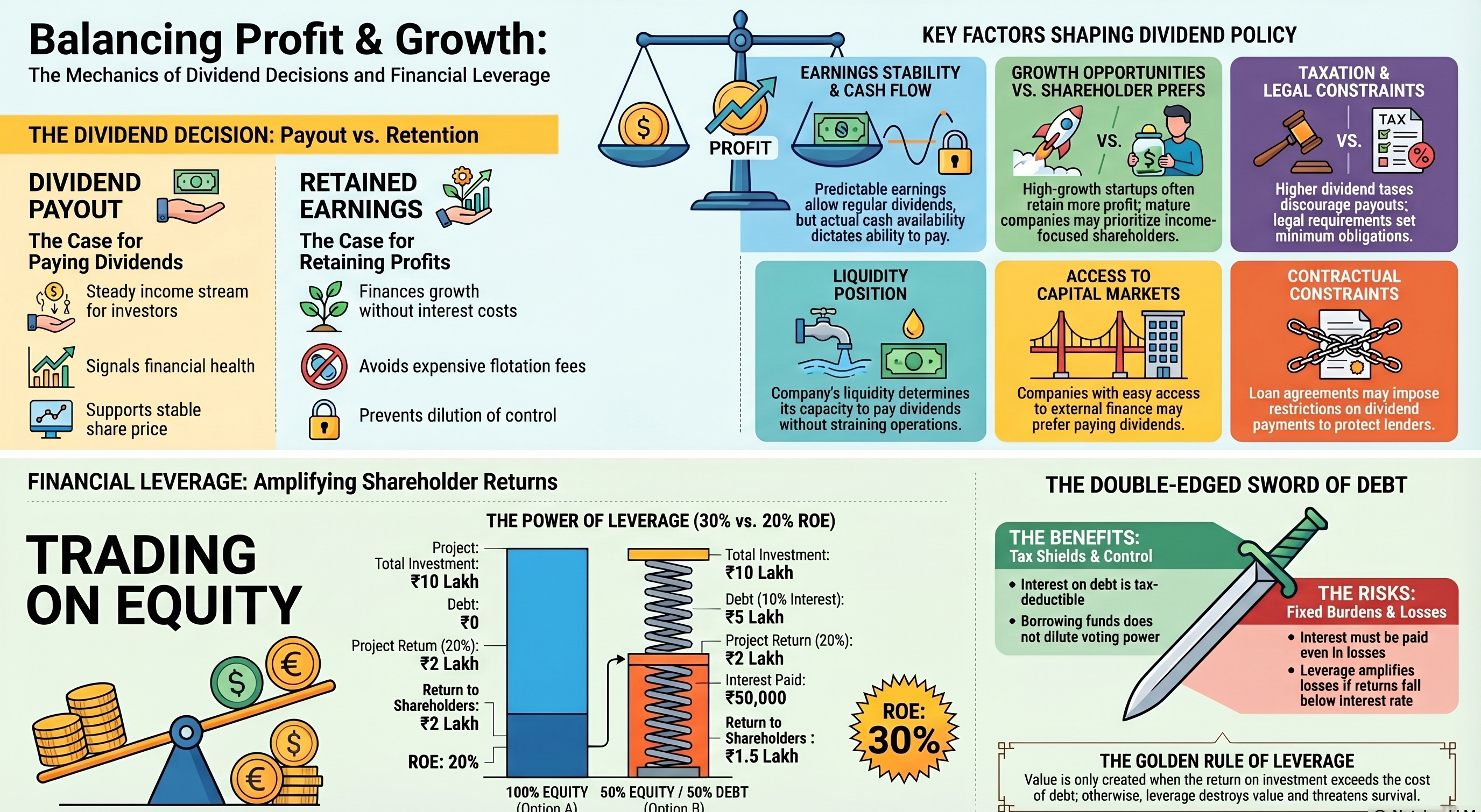 Dividend Decision & Financial Leverage: What Every Business Must Know
