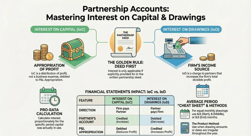 Partnership Accounts: How to Score Full Marks in CBSE Class 12 & CA Foundation — Comprehensive visual summary and infographic