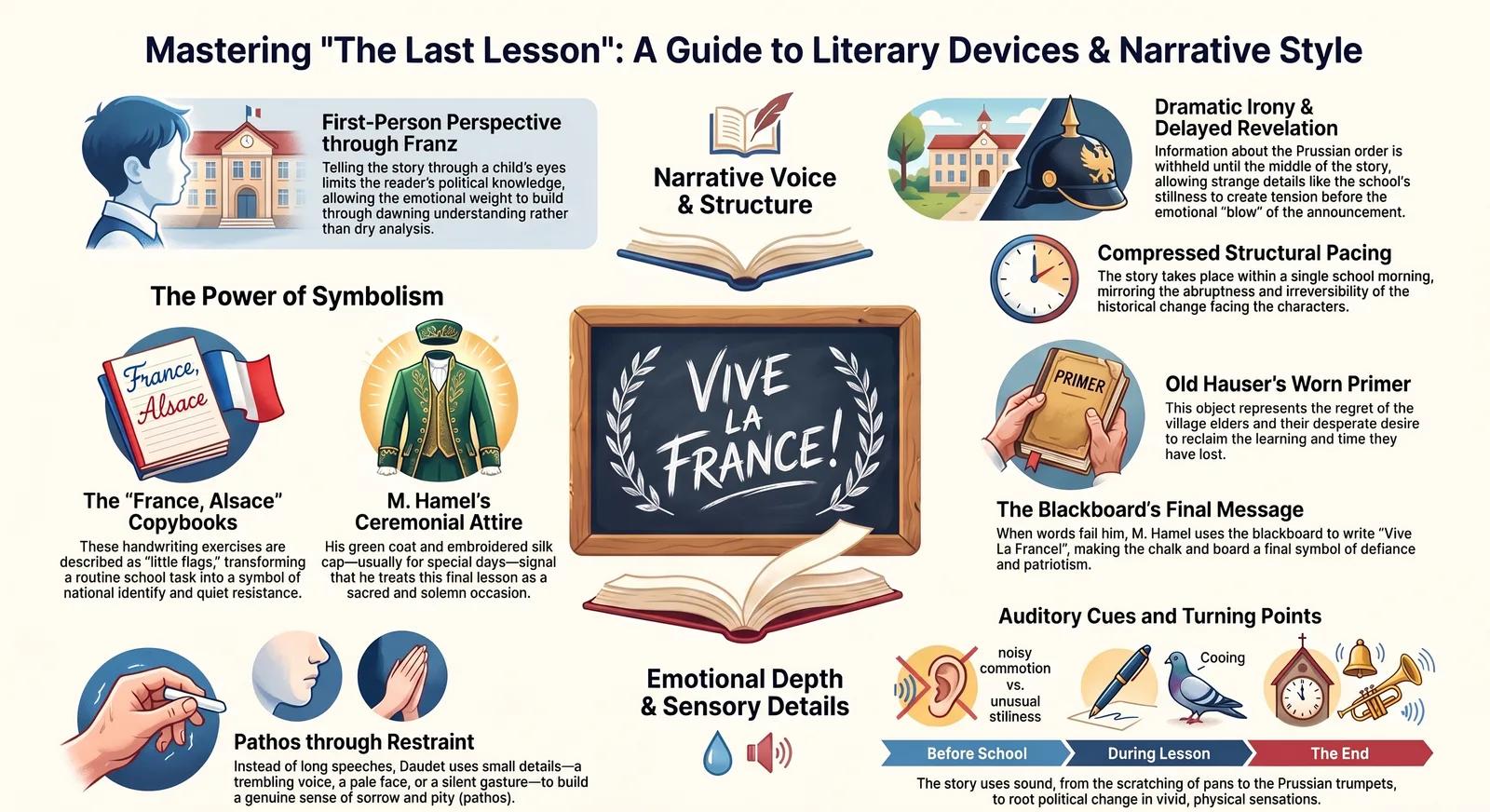 The Last Lesson: Literary Devices and Narrative Style (CBSE Class 12 English Flamingo)