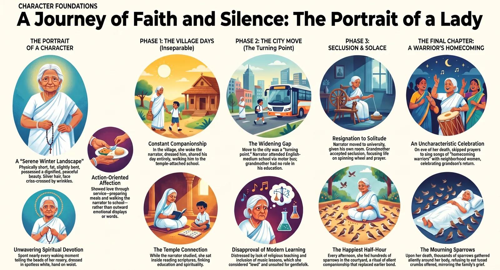 Important Questions and Answers: The Portrait of a Lady — Comprehensive visual summary and infographic