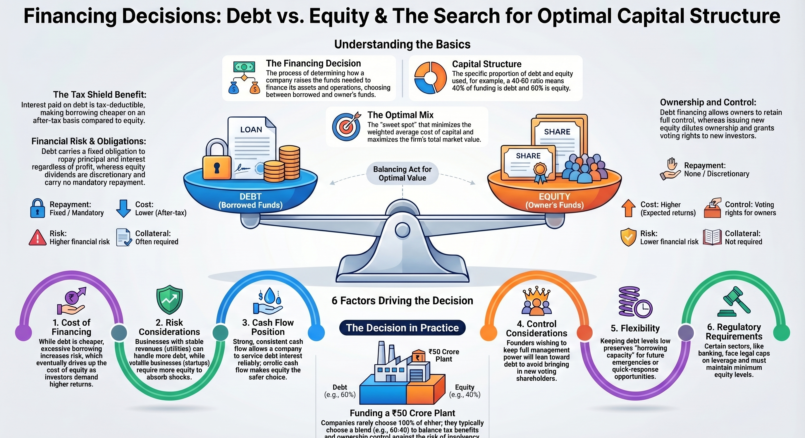 Financing Decision: Debt vs Equity and Capital Structure Explained