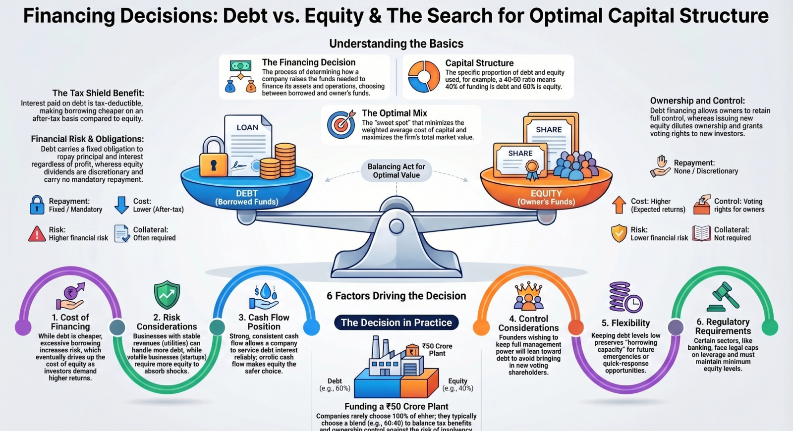 Financing Decision: Debt vs Equity and Capital Structure Explained