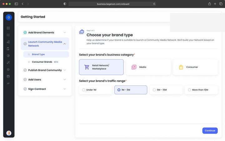 Choose your network model: Owned, Extended, Commerce, or Retail