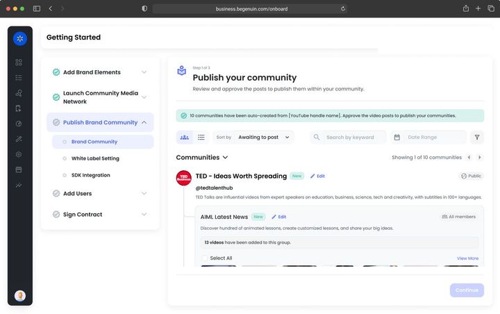 Launch your first community: your owned-and-operated space