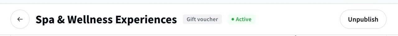A published gift voucher.