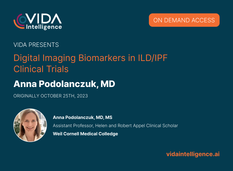 Digital Imaging Biomarkers In ILD/IPF Clinical Trials
