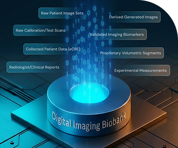 Digital imaging biobank illustration