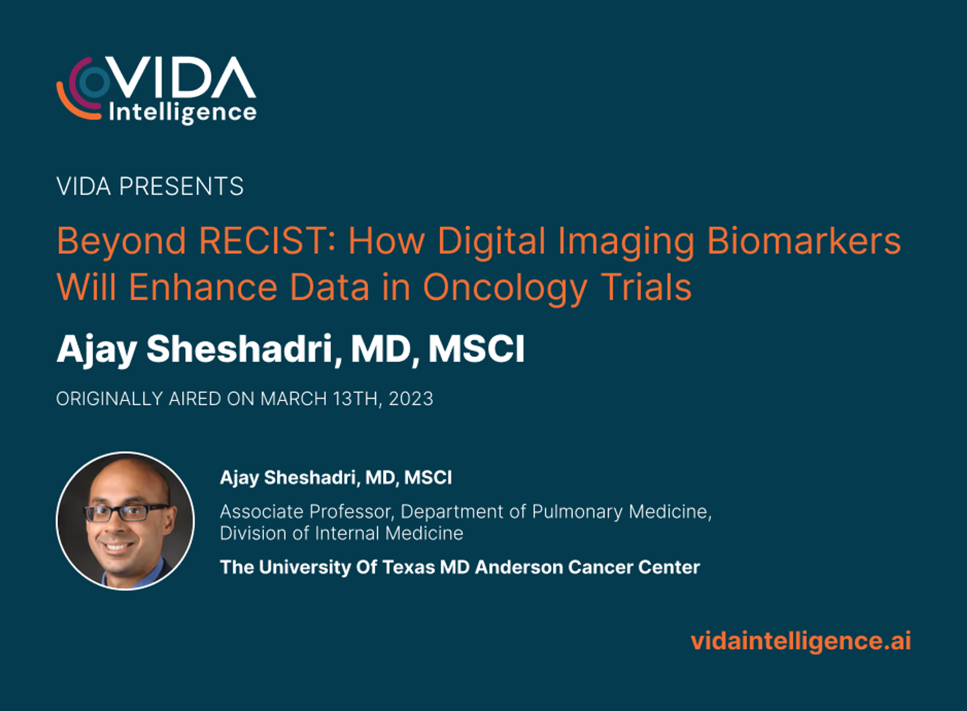 Beyond RECIST: How Digital Imaging Biomarkers Will Enhance Data in Oncology Trials
