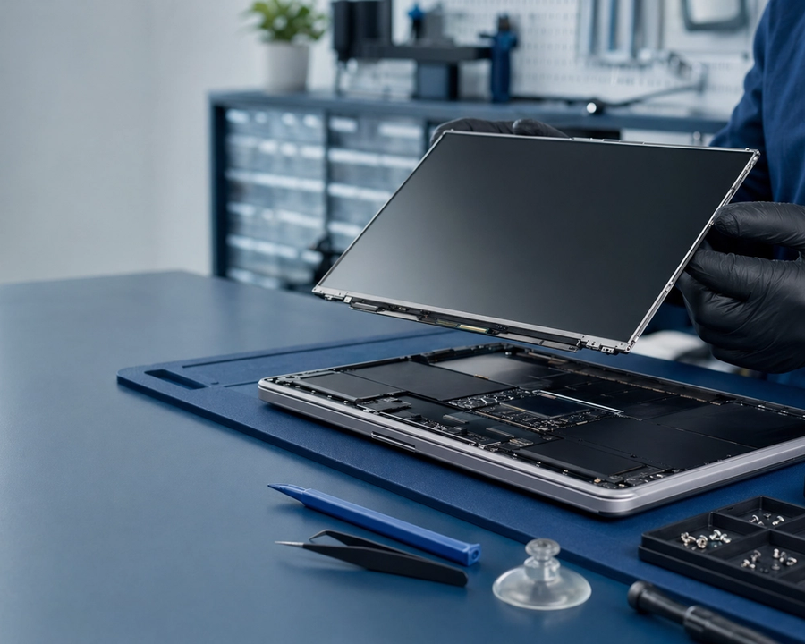 Laptop kijelző csere