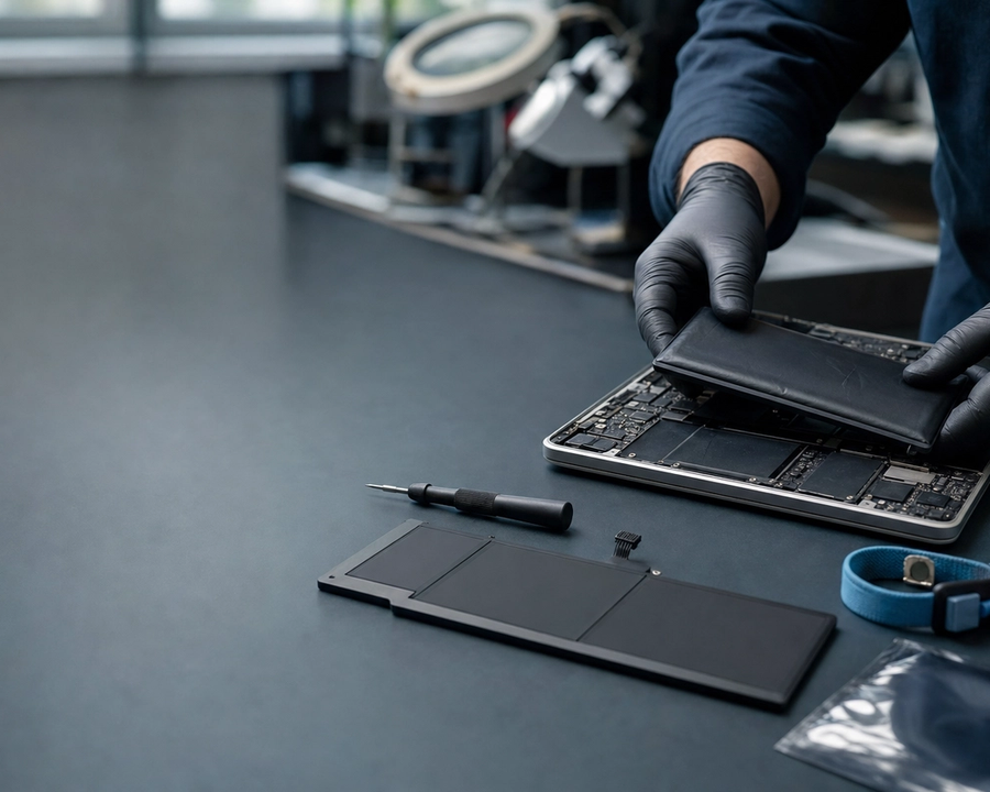 Laptop akkumulátor csere