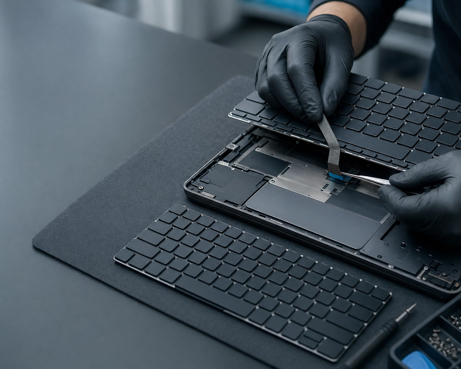 Laptop billentyűzet csere