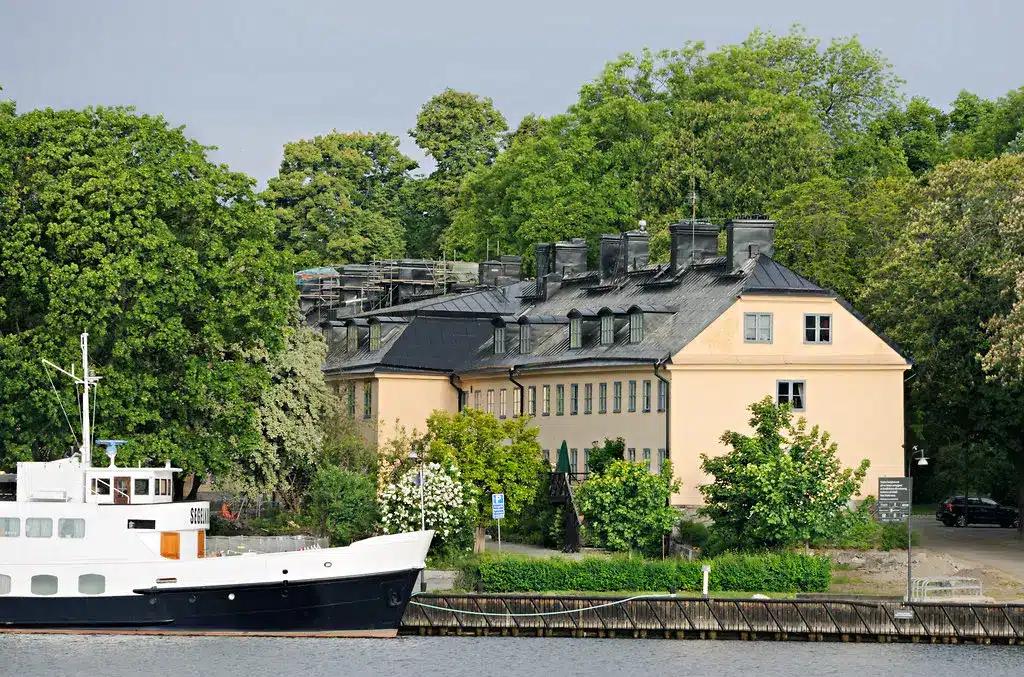Hotell Skeppsholmen vy från vattnet
