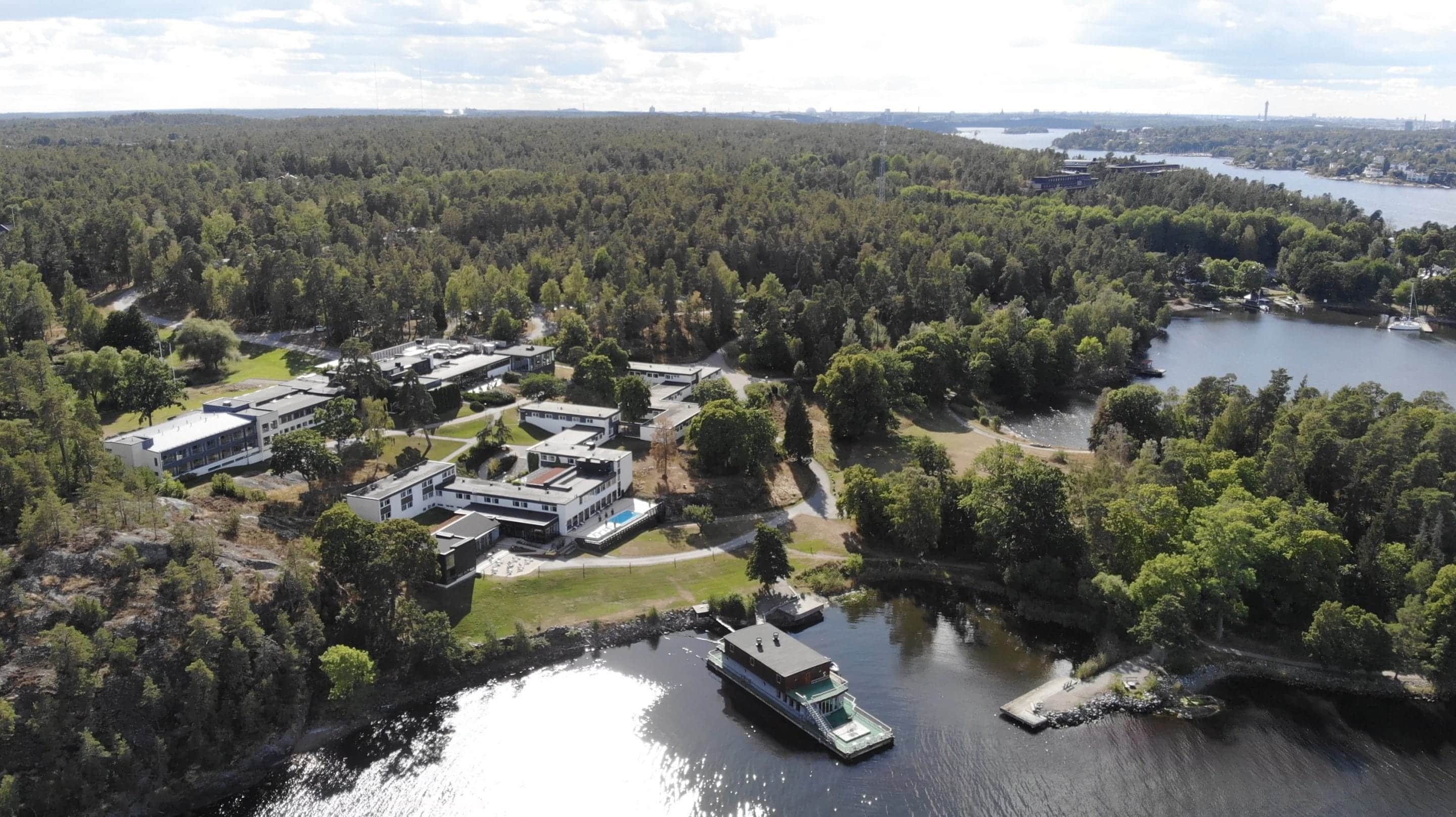 Skepparholmen Nacka översiktsbild