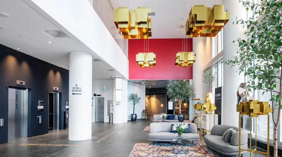 konferens Clarion Hotel Malmö Live - hotellreception