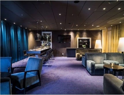 Radisson Blu Hotel lobby bar