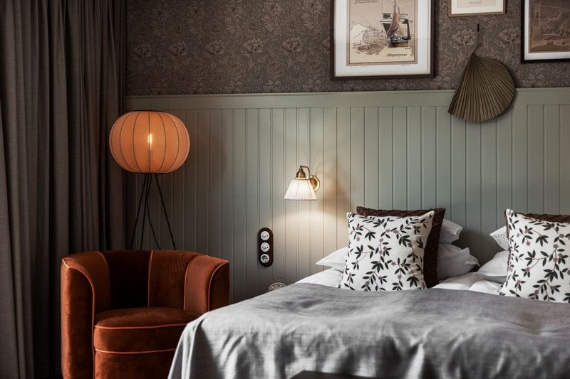 konferens södra Stockholm Smådalarö Gård Hotell & Spa Hotellrum Detalj Säng