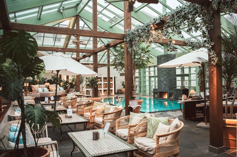 konferens Halland Falkenberg Strandbad lounge