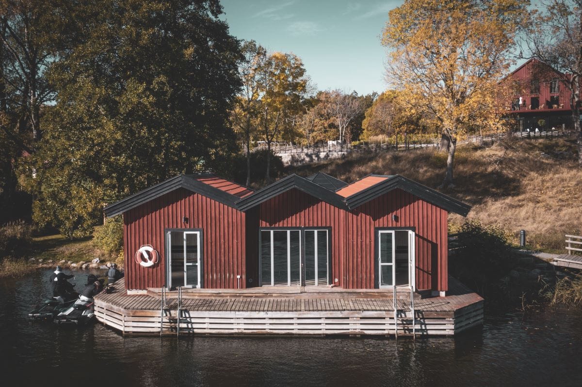konferens södra Stockholm Smådalarö Gård Hotell & Spa sjöstuga