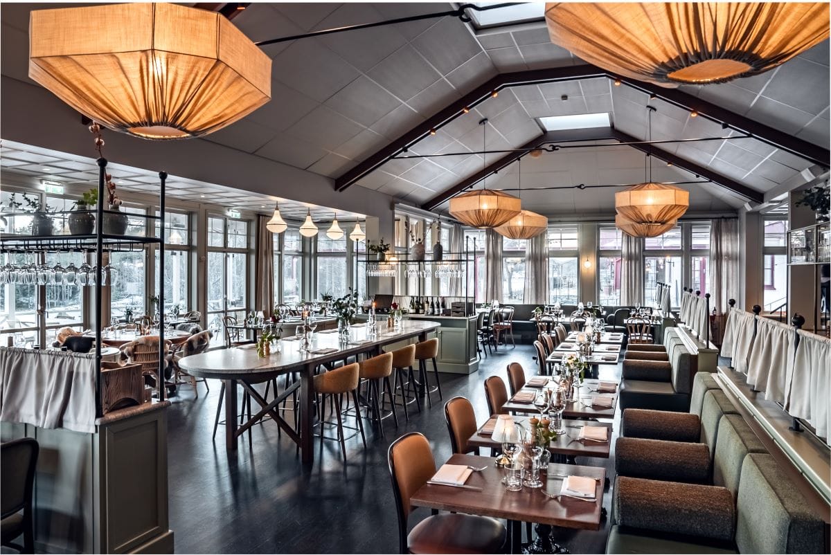 konferens södra Stockholm Smådalarö Gård Hotell & Spa Brasserie Bränneri Översikt Inredning