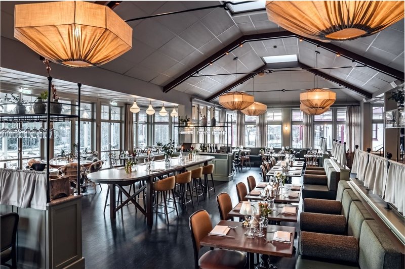 konferens södra Stockholm Smådalarö Gård Hotell & Spa Brasserie Bränneri Översikt Inredning