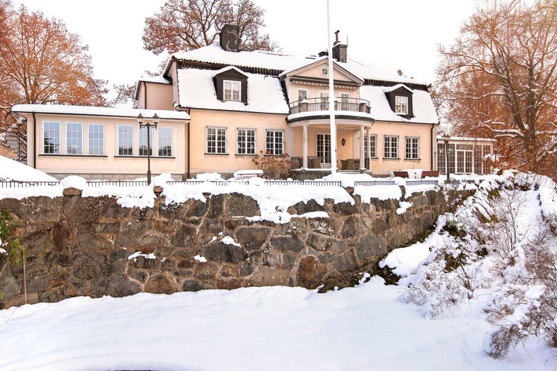 Balingsholm fasad vinter