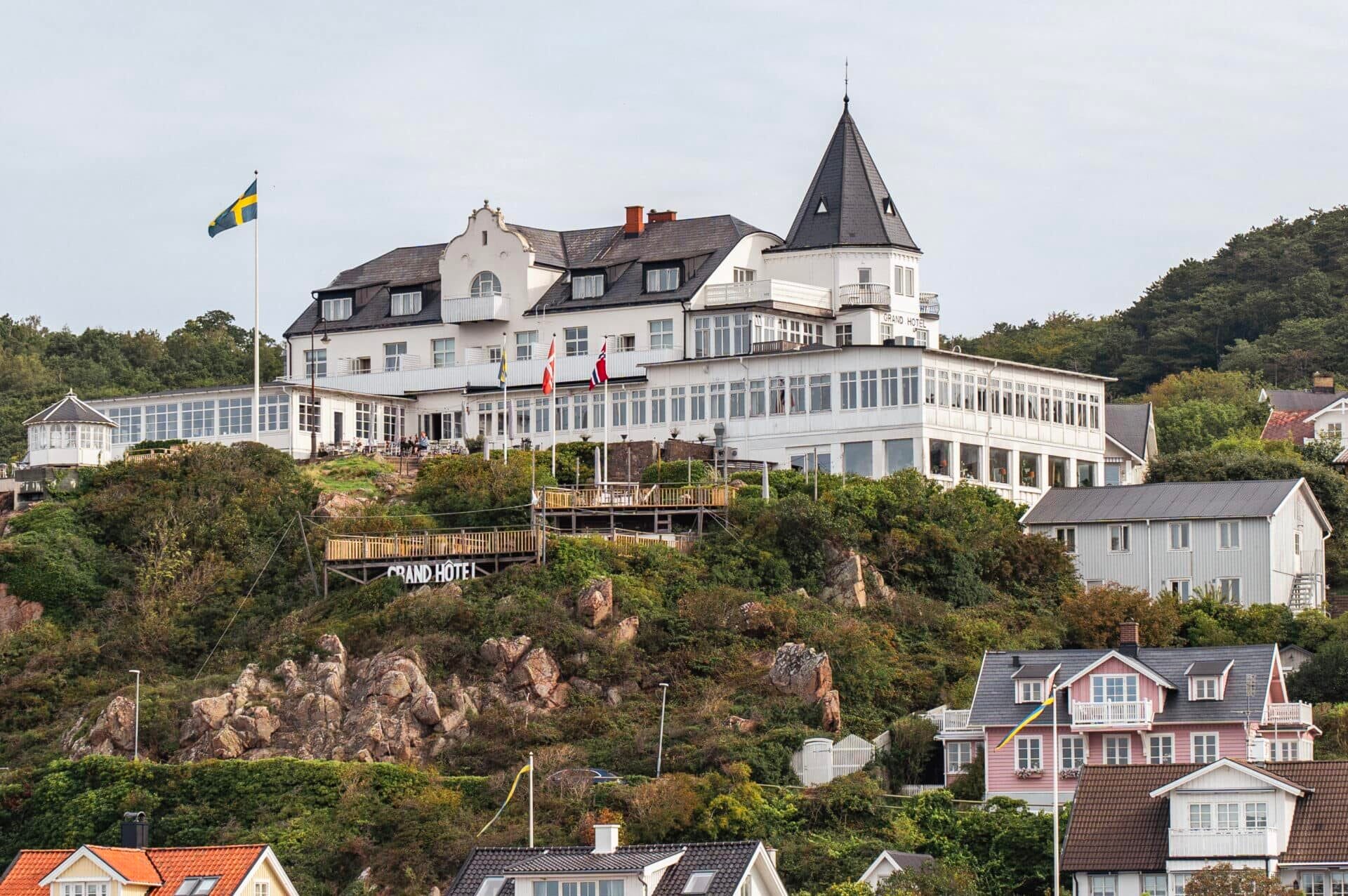 Grand Hotel Mölle vy över hotellet