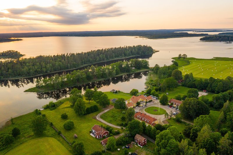 Toftaholm Herrgård konferens Småland flygfoto