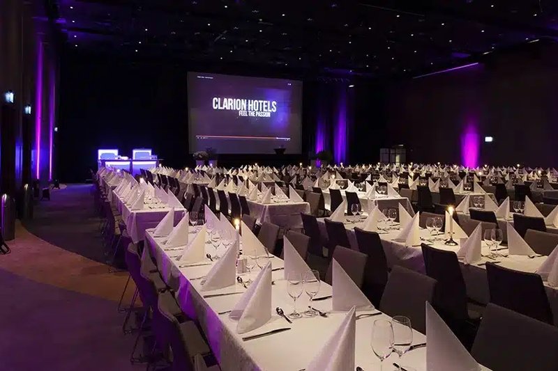 konferens Clarion hotel Arlanda Airport dinner