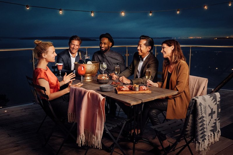Vildmarkshotellet Kolmården konferens middag utomhus