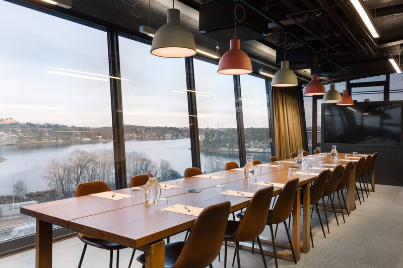 Winery Hotel konferensrum med utsikt över edsviken