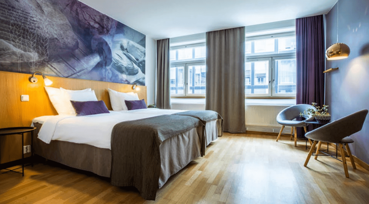 Home Hotel Uppsala hotellrum