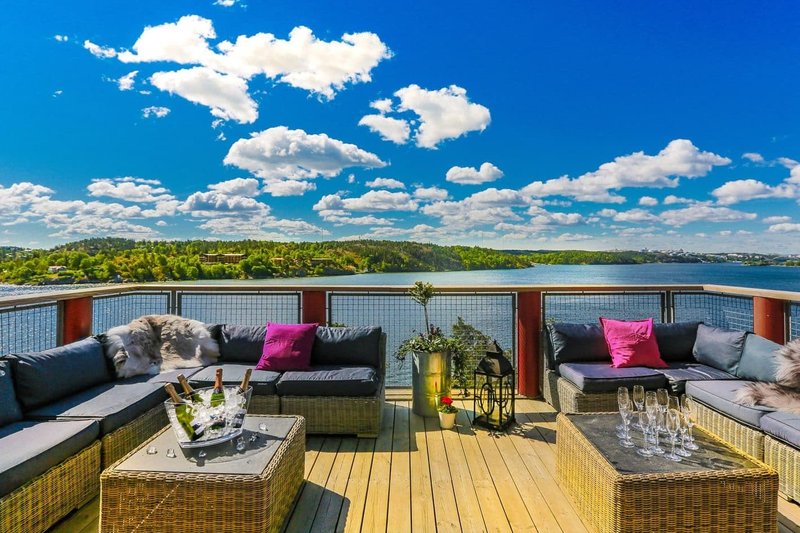 Högberga Gård lounge på Terrassen Lidingö