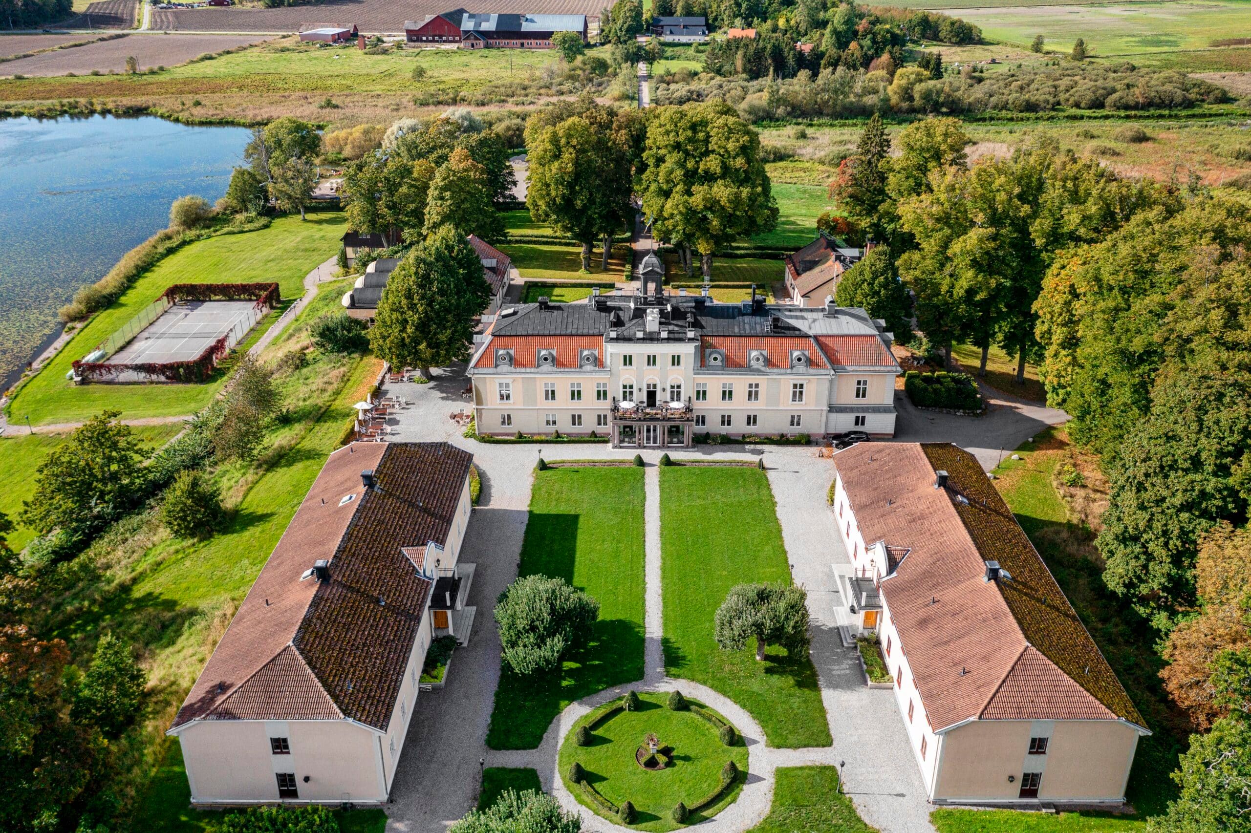 Södertuna Slott flygbild slottet konferens Sörmland