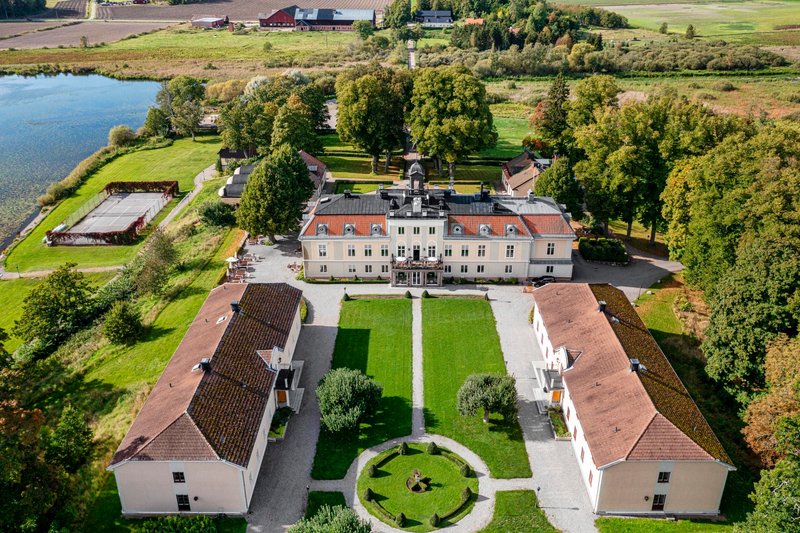 Södertuna Slott flygbild slottet konferens Sörmland