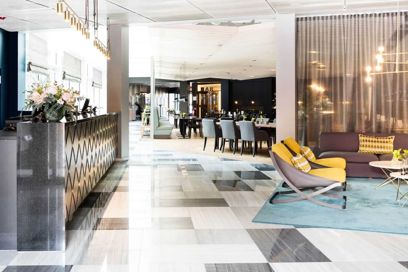 Elite Hotel Academia Uppsala lobby konferens