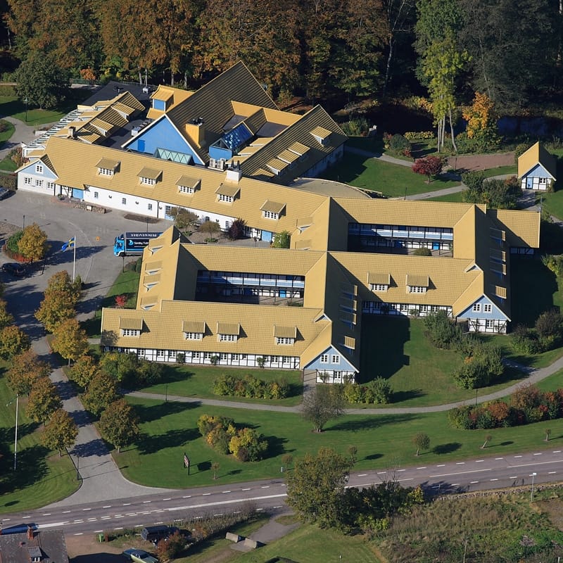 Margretetorps Gästgifvaregård konferens Skåne flygbild