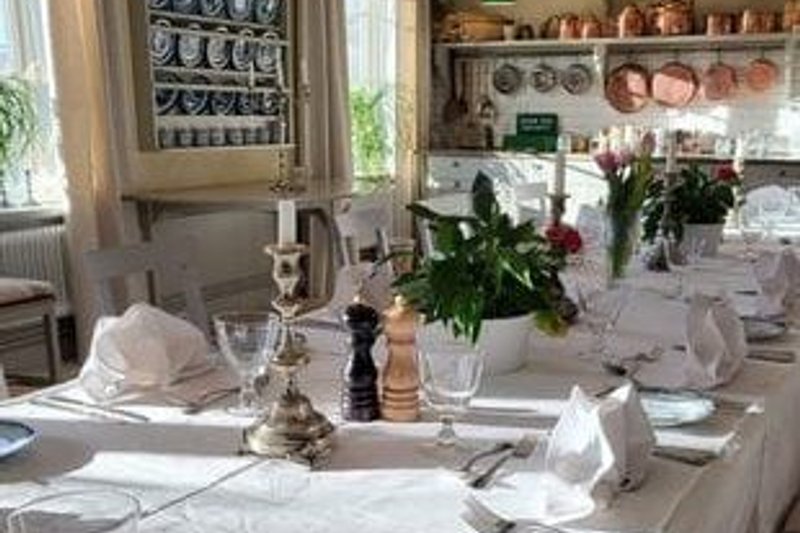 Almare Stäket dukning restaurang