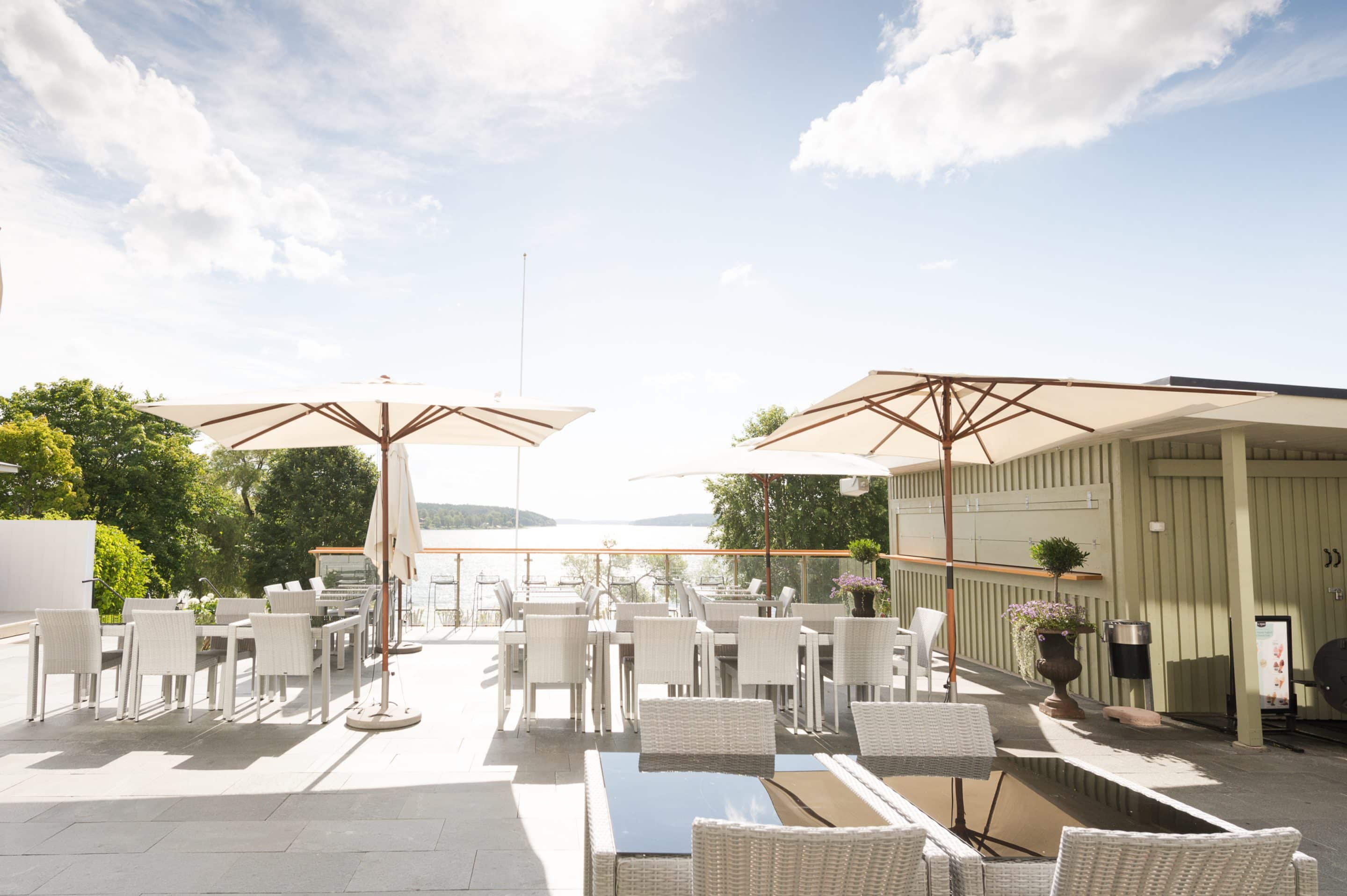 konferens Sigtuna Stadshotell uteservering