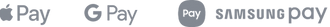 Apple Pay Logo | Google Pay Logo | Samsung Pay Logo