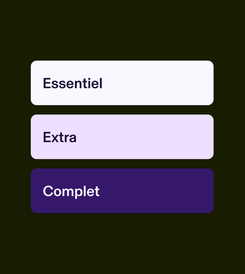 Options de plans KOHO