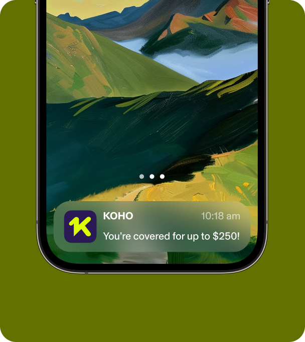 KOHO Cover Notification