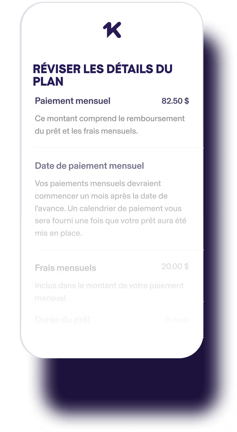 Review pay later details