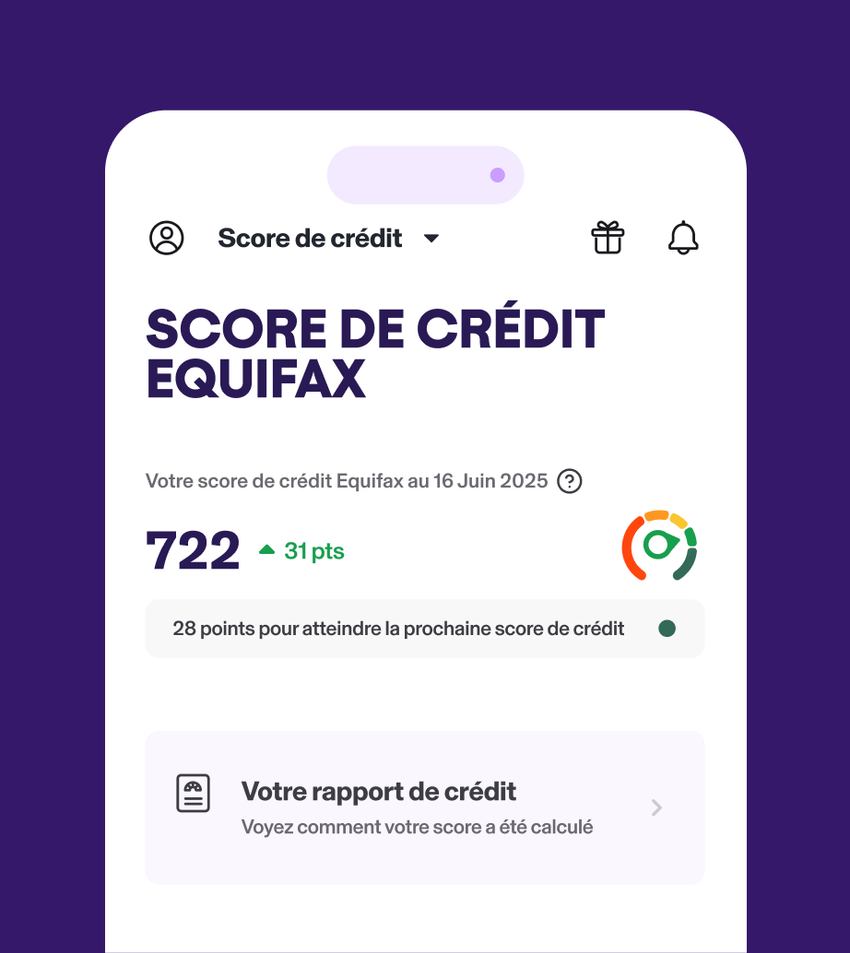 Score de crédit Equifax