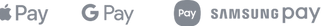 Apple Pay Logo | Google Pay Logo | Samsung Pay Logo