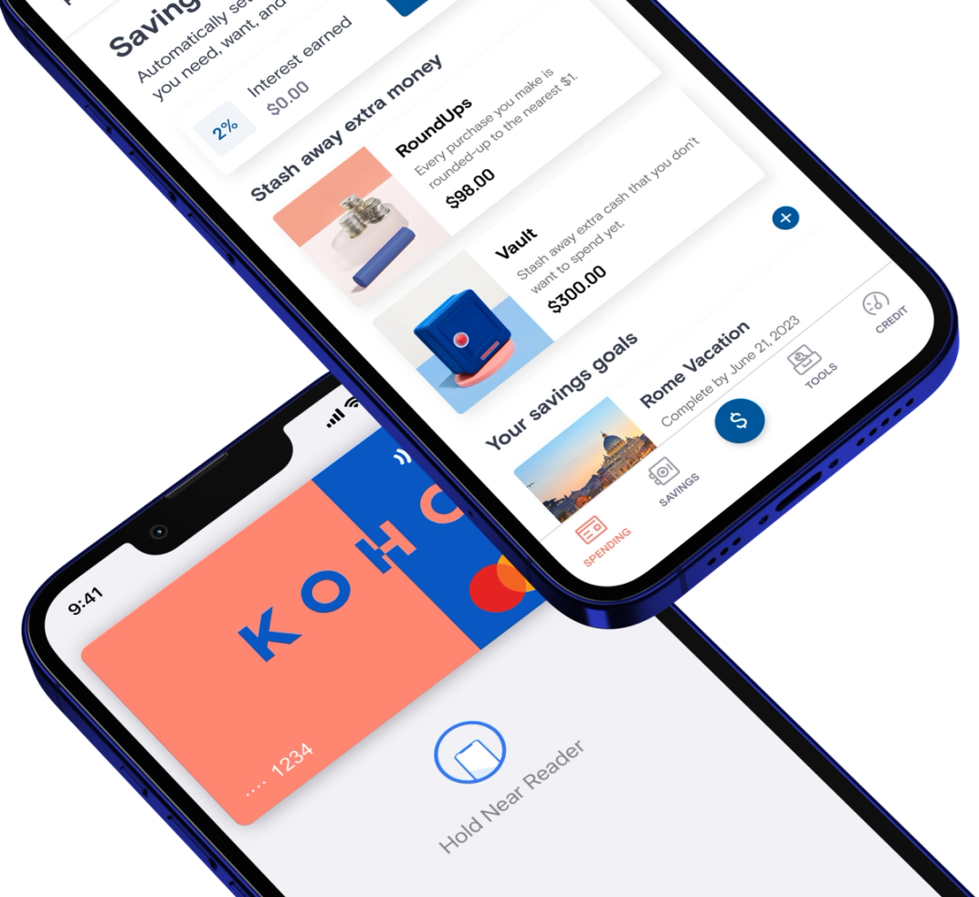 KOHO’s easy-to-use mobile app with virtual card