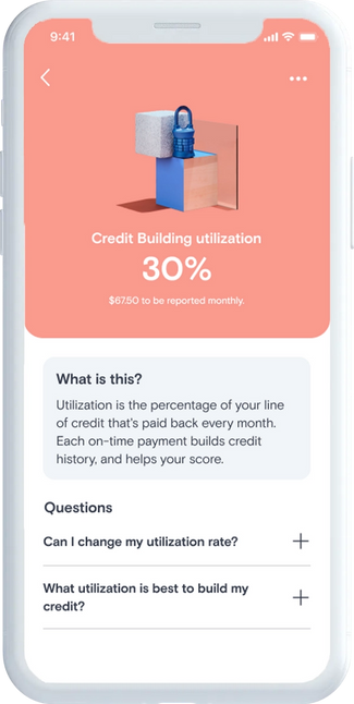 Credit Building App Screen