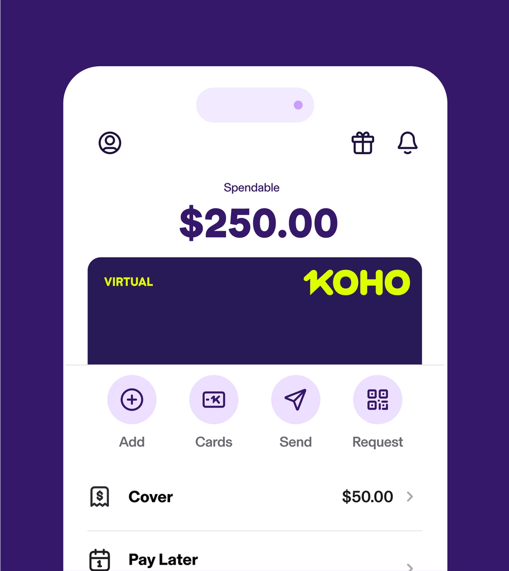 KOHO app