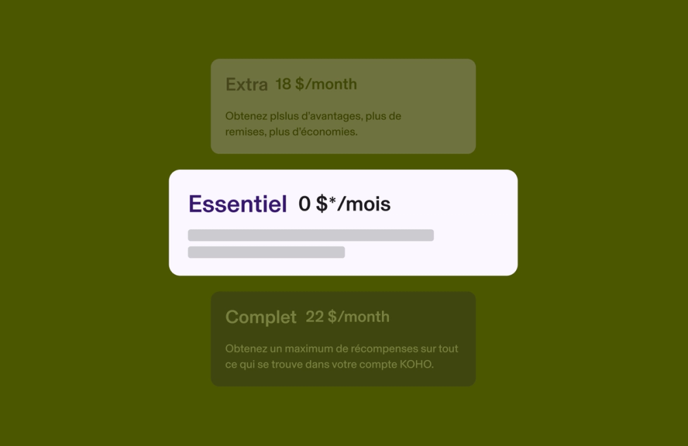 Essentiel $0*/mois
