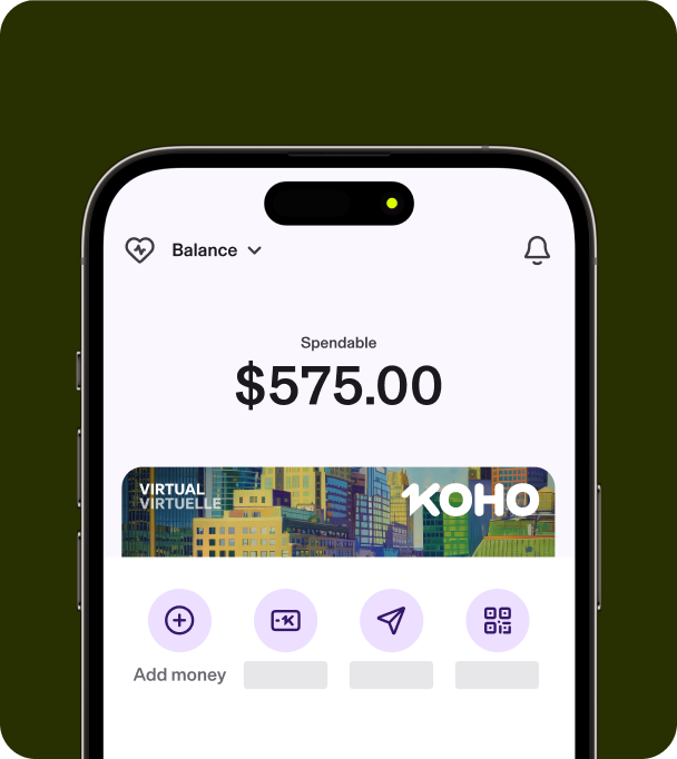 KOHO Account Balance