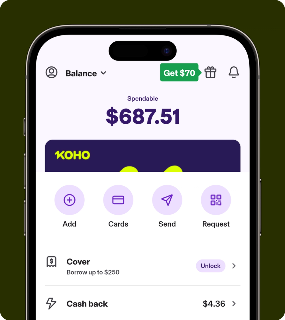 KOHO app